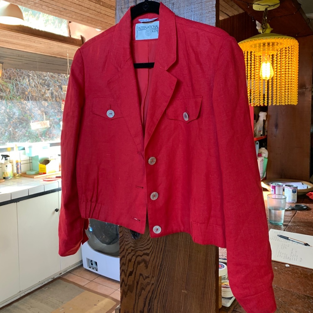 Vintage linen jacket